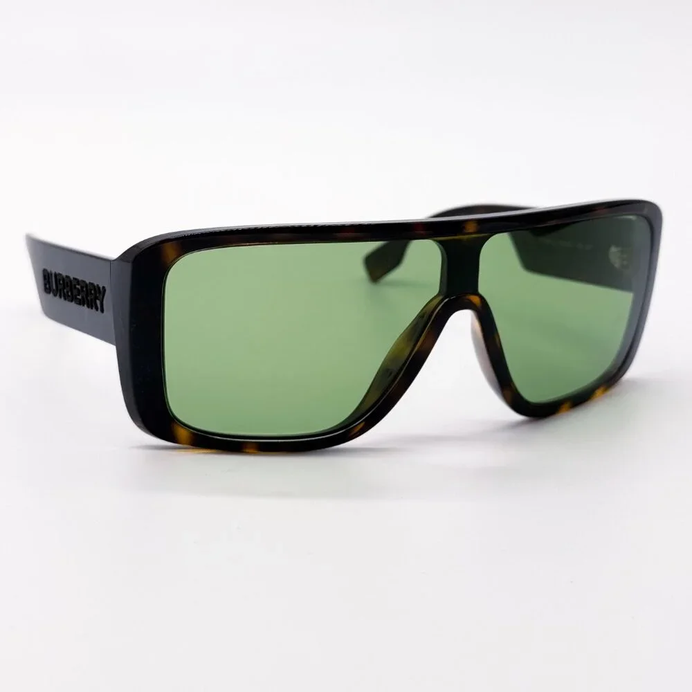 NEW BURBERRY BE4401U 3002/2 DARK HAVANA/GREEN MEN SUNGLASSES BURBERRY
